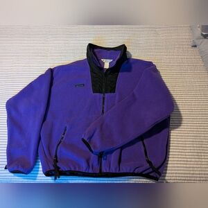 Vintage Columbia Purple Ski Jacket with Black Accents